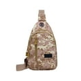 thumbnail image 2 of Miogawg Sling Bag Crossbody Backpack, Shoulder Backpack Messenger Bag, Camouflage Chest Bag For Outdoor Leisure Mountain Hiking, Adjustable Strap, 2 of 6