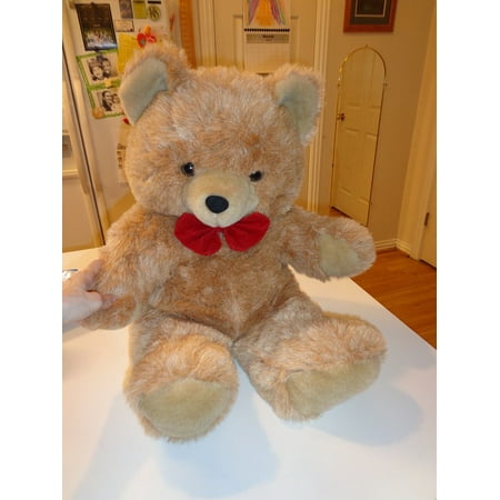 Supreme Teddy Center - Canvas Print Animal Bear Teddy Bear Stuffed Animal Toy Stretched Canvas 10 x 14