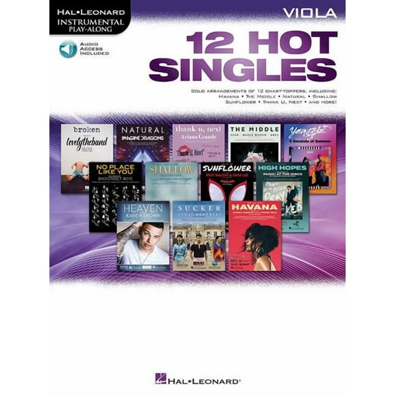 12 Hot Singles: For Viola (Paperback)