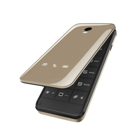 Blu DIVA Flip T390X GSM Flip Phone - Gold