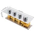 thumbnail image 2 of 3/4/5 Way Shower Brass Thermostatic Valve Shower Diverter Flow Control Valve Kit - HI14008A-1 Silver, Chrome Plated, 2 of 19