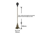 thumbnail image 2 of KAYYELAMP 3-Pack Antique Copper Mini E14 Base with Decor Ring H-Type Track Light 3.2Ft Twisted Cord Length Industrial Style Pendant for Kitchen Bar Store(No Bulb, Track), 2 of 6