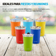 thumbnail image 3 of Set de 6 Vasos de Acero Inoxidable y Ecologicos (470 ml) colores, 3 of 5
