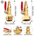 thumbnail image 2 of SUTENGDA RV Winterize Blowout Adapter with 1/4” Male Quick Connect Plug and 3/4” Male GHT Thread  Wintering Quick Fitting with Ball Valve for Winterize RV Boat Camper Trailer, 2 of 8