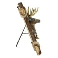 thumbnail image 4 of Rustic Buckhorn Stag Deer Trophy Bust And Antlers With Wooden Logs Picture Frame, 4 of 10