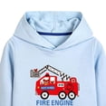 thumbnail image 5 of 9-10 Years Toddler Boys 2 Piece Outfit Set Fire Engine Graphic Hoodie and Pants, 5 of 5