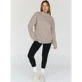 thumbnail image 5 of Trendy Queen Womens Oversized Sweatshirts Turtleneck Pullover Long Sleeve Hoodies Tops Fall Fashion Outfits 2025 Clothes, 5 of 6