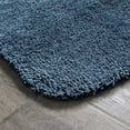 thumbnail image 2 of Mainstays Solid Print Blue Streak Plastic Polyester Bath Rugs, 17" x 24", Stain Resistant (4 Count), 2 of 3