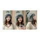 thumbnail image 3 of Gorro de invierno para mujer con orejeras, gorro de piel cálido, gorro de trampero de esquí, 3 of 3
