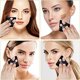 thumbnail image 4 of 5 esponjas triangulares lavables y reutilizables de felpa suave para cara y cuerpo, herramientas de maquillaje húmedo y seco, color negro desnudo Sincero Electrónica, 4 of 5