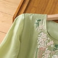 thumbnail image 5 of Womens Casual Summer T Shirts Crew Neck Basic Fashion Y2K Spring 2026 Linen Tops Half Sleeve Embroidered Print Tees, 5 of 8