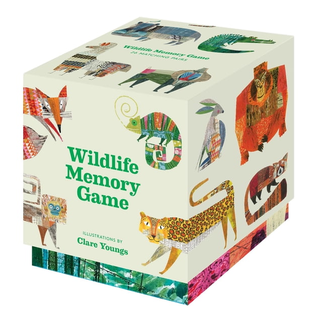 Juego de memoria Wildlife de Chronicle Books, 52 cartas