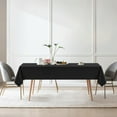 thumbnail image 6 of Romanstile 2 Pack Rectangle Tablecloth - Washable Table Cloth Resistance Microfiber Tablecloth Decorative Table Cover for Dining,Party,Outdoor,Tablecloths 60x102inch,Black, 6 of 7