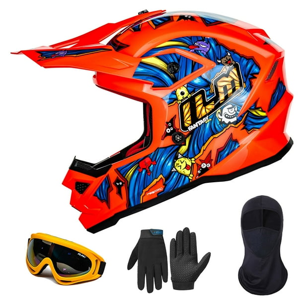 Casco ILM Youth ATV para niños, moto de cross, BMX, todoterreno