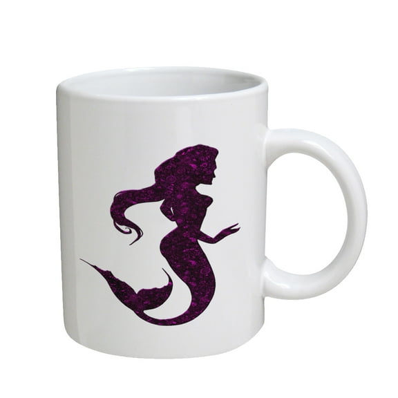 KuzmarK Coffee Cup Mug 11 Ounce - Mermaid Nautical