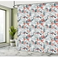 thumbnail image 4 of Ambesonne Abstract Shower Curtain, Polka Dots Hipster Fun Art, 69"Wx84"L, Pearl Cinnamon, 4 of 4