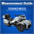 thumbnail image 5 of NEH Demi-Couverture Compatible avec Can-Am Spyder 2016-2022 F3 Modèles Limitées (avec Coffre) Tissu Imperméable et Résistant aux Intempéries, Noir, 5 of 5