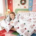 thumbnail image 3 of Manfei Western Xmas Festive Queen Comforter Set,Cartoon Christmas Tree Comforter Sets Queen,Xmas Reversible,3 Pieces,1 Comforter and 2 Pillowcases, 3 of 7