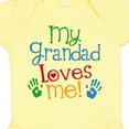 thumbnail image 4 of Inktastic My Grandad Loves Me Boys or Girls Baby Bodysuit, 4 of 5