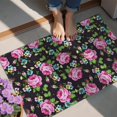 thumbnail image 4 of Pioneer Flower Floral Print Pattern Door Rugs,Washable Non Slip Door Mats Indoor,Decorative Door Mats,Entry Mat Indoor for Entrance,Bedroom,Kitchen,Bathroom,20"x32", 4 of 6