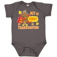 thumbnail image 3 of Inktastic My First Thanksgiving with Turkey and Leaves Boys or Girls Baby Bodysuit, 3 of 5