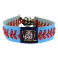 thumbnail image 1 of Team Color Baseball Retro Mini & Paul Mascot Powder Blue Leather Red Thread Minnesota Twins Bracelet, 1 of 1