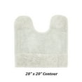 thumbnail image 2 of Better Trends 20" x 20" U-Shape Toilet Rug 100% Cotton Non Slip Tufted Contour Bath Mat, Water Absorbent Bathroom Rug (Ivory) Granada Collection, 2 of 4