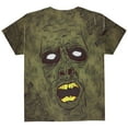 thumbnail image 2 of Halloween Dirty Ugly Zombie Face All Over Youth T Shirt Multi YLG, 2 of 2