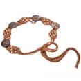 thumbnail image 2 of Cheers.US Women Bohemian Knitted Rope Wooden Beads Belt Waist Chain Clothing Accessory Tassel Belt Knotted Decorated, 2 of 7