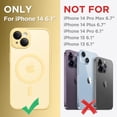 thumbnail image 2 of Magnetic for iPhone 14 Case, [Compatible with MagSafe] [Full Camera Protection] [14FT Drop Protection] Shockproof Protective Slim Translucent Matte Phone Case for iPhone 14, Jasmine Yellow, 2 of 15