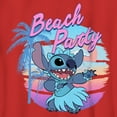 thumbnail image 2 of Boy's Lilo & Stitch Beach Party Stitch Graphic Tee Red Medium, 2 of 4
