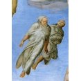 thumbnail image 2 of Michelangelo 14x18 White Modern Wood Framed Museum Art Print Titled - Detail From The Last Judgement 10, 2 of 4