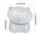 thumbnail image 3 of Elevated Cat Food and Water Bowl, Anti-Vomit Slow Feeder, Tilted Design for Neck Support, Whisker Relief Pet Feeding Dish, Large Capacity for Dry Wet Food, Easy Clean Durable Plastic Bowl for Cats, 3 of 7