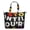 Black, variant on 22 Inch Oversized Travel Bag Lightweight Canvas Weekender Duffel with Multi Pockets, Slogan Print