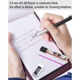 thumbnail image 4 of shiyou-Black Art Mechanical Pencil Set in Case, Metal Drafting Pencils 0.3, 0.5, 0.7, 0.9 & 2mm Graphite Lead Holders (2H HB 2B 4B Colored Lead) for Sketching Drawing with 9 Lead Refills, 2 Erasers, 4 of 4