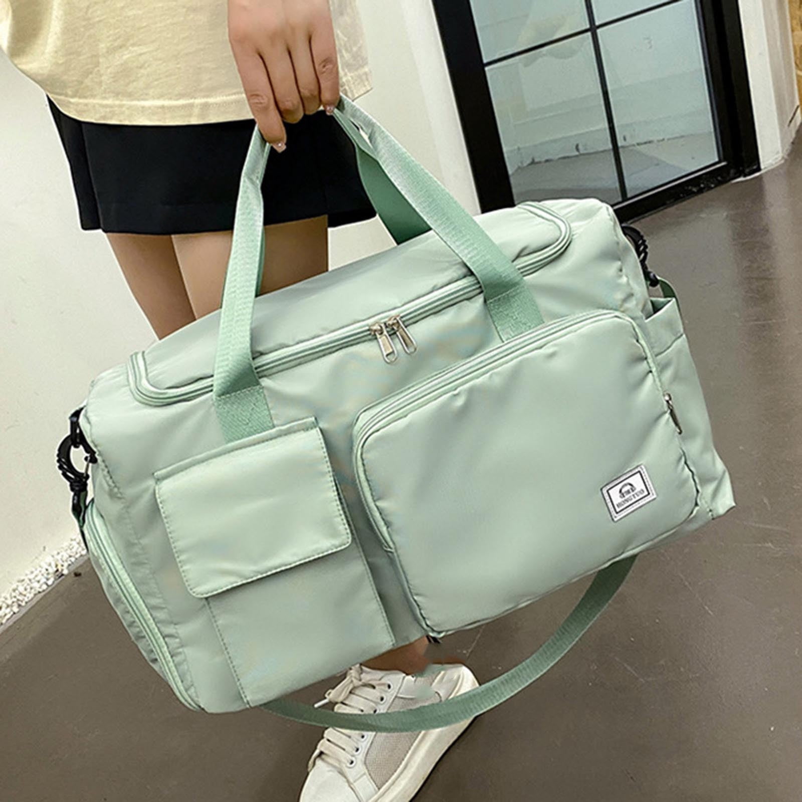 Matoen Travel Duffel Bag, Sports Tote Gym Bag, Sports Shoulder Weekender Overnight Bag for Women