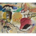 thumbnail image 2 of Wassily Kandinsky 23x20 Black Ornate Framed Double Matted Museum Art Print Titled: Improvisation 27 (Garden of Love II) (1912), 2 of 5