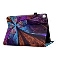 thumbnail image 3 of Dteck Smart Case for Apple iPad 9th Generation 10.2" (2021),Magnetic Card Wallet Patterned iPad 8th/7th Gen 10.2-inch Case Leather Kickstand Shockproof Automatic wake/sleep Cover,Flower, 3 of 8