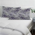 thumbnail image 4 of Purple Grey Abstract Throw Pillow Cover 12 x 20 Inch Decorative Pillow Cover Modern Graffiti Distressed Mottled Art Lumbar Pillowcase Seasonal Rectangle Cushion Case for Couch Sofa Bed Living Room, 4 of 9