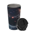 thumbnail image 2 of KLL Astronaut Helmet Reflections Pattern Stainless Steel Vacuum Insulated Tumbler - Carry Insulated Coffee Mug - Reusable Insulated Cold Brew Iced Coffee Cup Thermos, 2 of 8