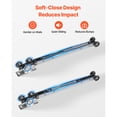 thumbnail image 3 of KFFKFF Sliding Pocket Door Hardware Track Kit, 56.73" Track with Soft Close Mechanism for Quiet and Smooth Operation, Simple Installation, Compatible with 1" to 1 3/4" Thick and 30" Wide Single Doors, 3 of 9