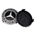thumbnail image 4 of 4 Uds. Tapacubos Llanta 75mm Emblema Insignia para Mercedes (), 4 of 7