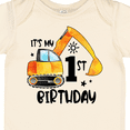 thumbnail image 4 of Inktastic Construction Truck It's My 1st Birthday Boys or Girls Baby Bodysuit, 4 of 5