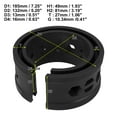 thumbnail image 4 of Unique Bargains 2pcs Black Car Coil Spring Buffer Springs Rubber Buffer Universal a Type Fit for Ford for Chevy, 4 of 6