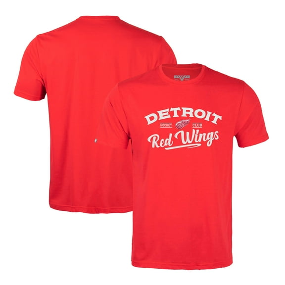 Men's Levelwear Red Detroit Red Wings Richmond Ice Wall T-Shirt