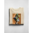 thumbnail image 3 of Pastell Side Profile Portrait Sweatshirt Women -David Coleman Jr Designs, Female Medium, 3 of 4