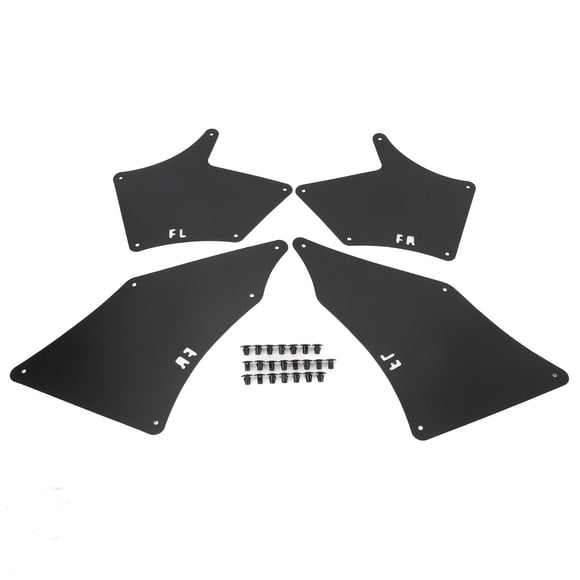 Splash Guards Shields, Eva Rubber Anti Envejecimiento Preciso Fit Delantero Blash Guards Liner para Tacoma 2005 A 2020