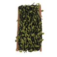 thumbnail image 2 of Cuerda de yute trenzada con hojas artificiales de 11 yardas para envolver ramos de flores, decoración de 0,2 pulgadas Negro, 2 of 7