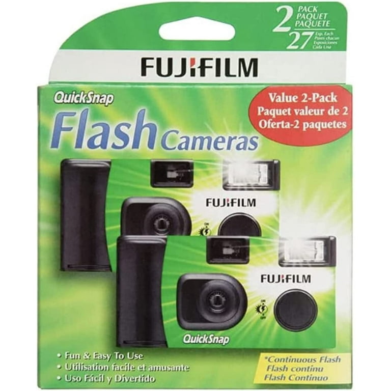 Fujifilm QuickSnap Flash 400 Disposable 35mm Camera, One