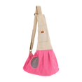 thumbnail image 2 of Bolso pequeño para perros y gatos, portabebés, suministros para mascotas, bolso cruzado, bolso de transporte para paseo diario y fin de semana, portát Rosa Yinane Portador de gatos, 2 of 8